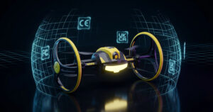 An insider guide cover by X-VIKI showing global compliance and sourcing risks of toy aircraft under new China drone regulations and US FCC bans.